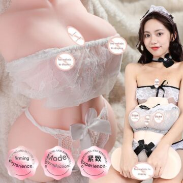 The treasure of the store Miracle half-length male masturbator, masturbation cup, vagina and buttocks mold, breast and body doll