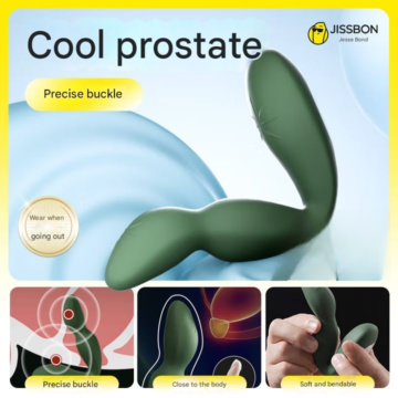 JISSBON  Best-selling anal double-vibration prostate massage toy
